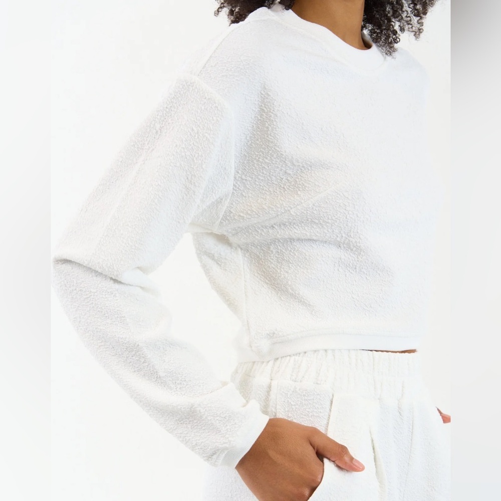 Sundays White Pasha Pant and Ojai Pullover Matching Set - Picture 3 of 5